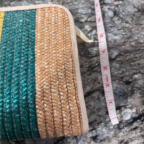 Colorful Striped Woven Clutch/Wristlet - Picture 3 of 7